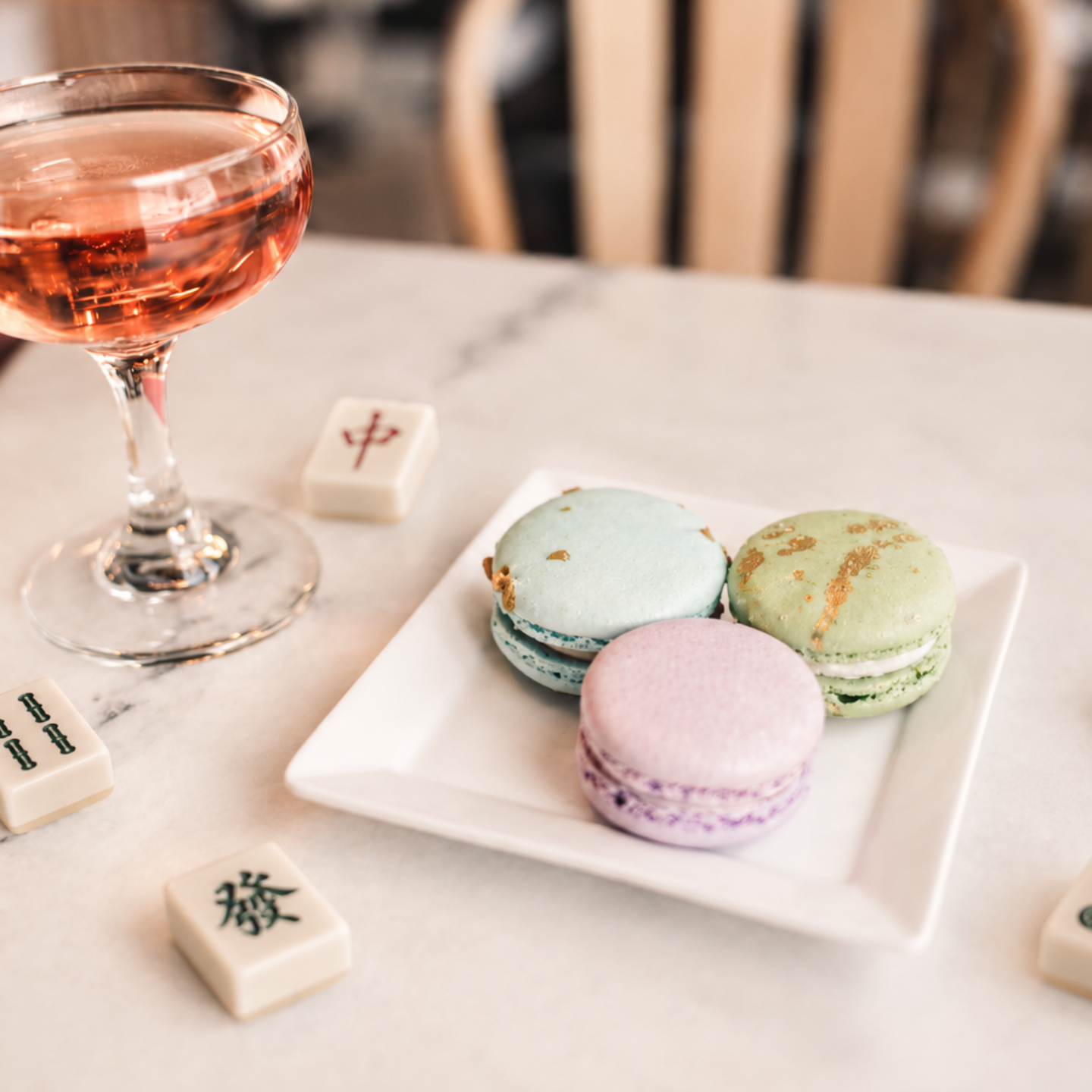 Macarons & Mahjong at Lady Yum